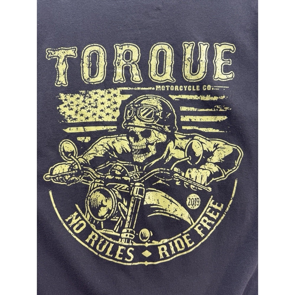 Torque Motorcycle Company Men's Large Black T-Shirt